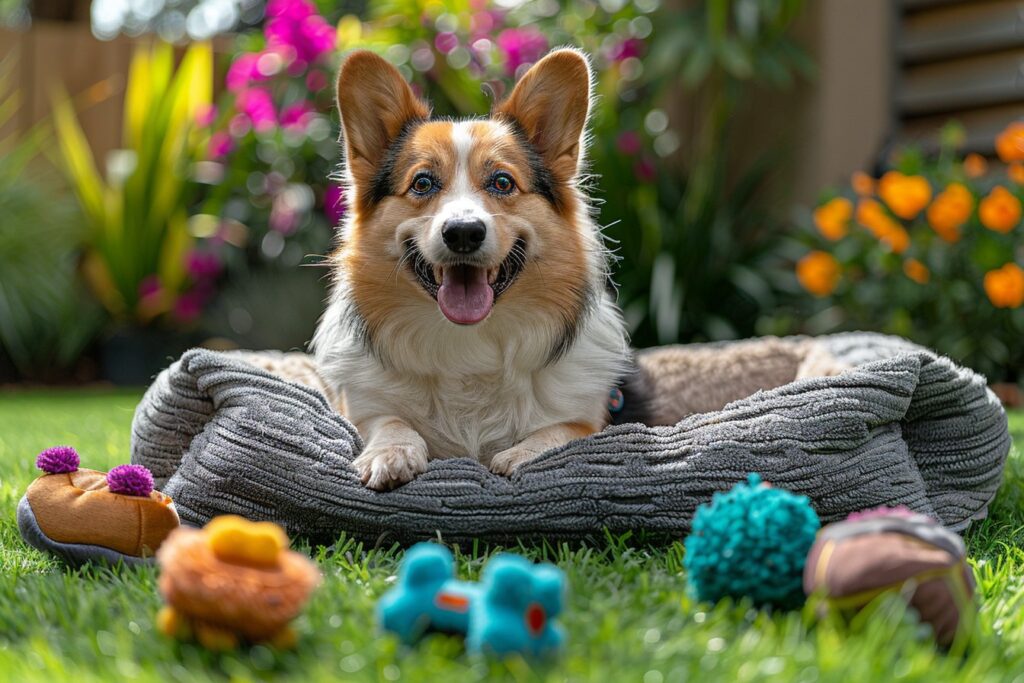 Accessoires pour chiens adaptés au jardin : jouets et couchages pour profiter de l&rsquo;extérieur