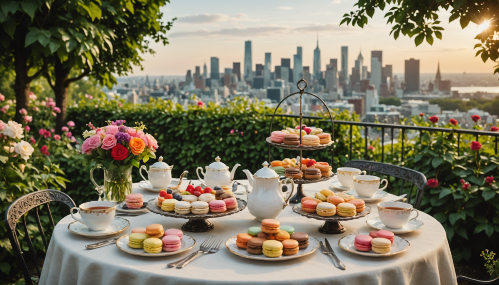 Thés – pâtisseries et jardins urbains