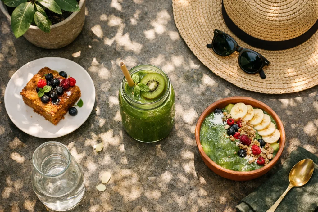 Cafés au vert : patios ombragés & smoothies