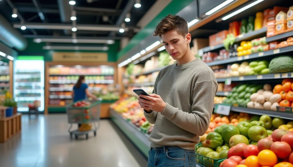 Achats du quotidien : gérer son budget alimentaire avec une banque en ligne
