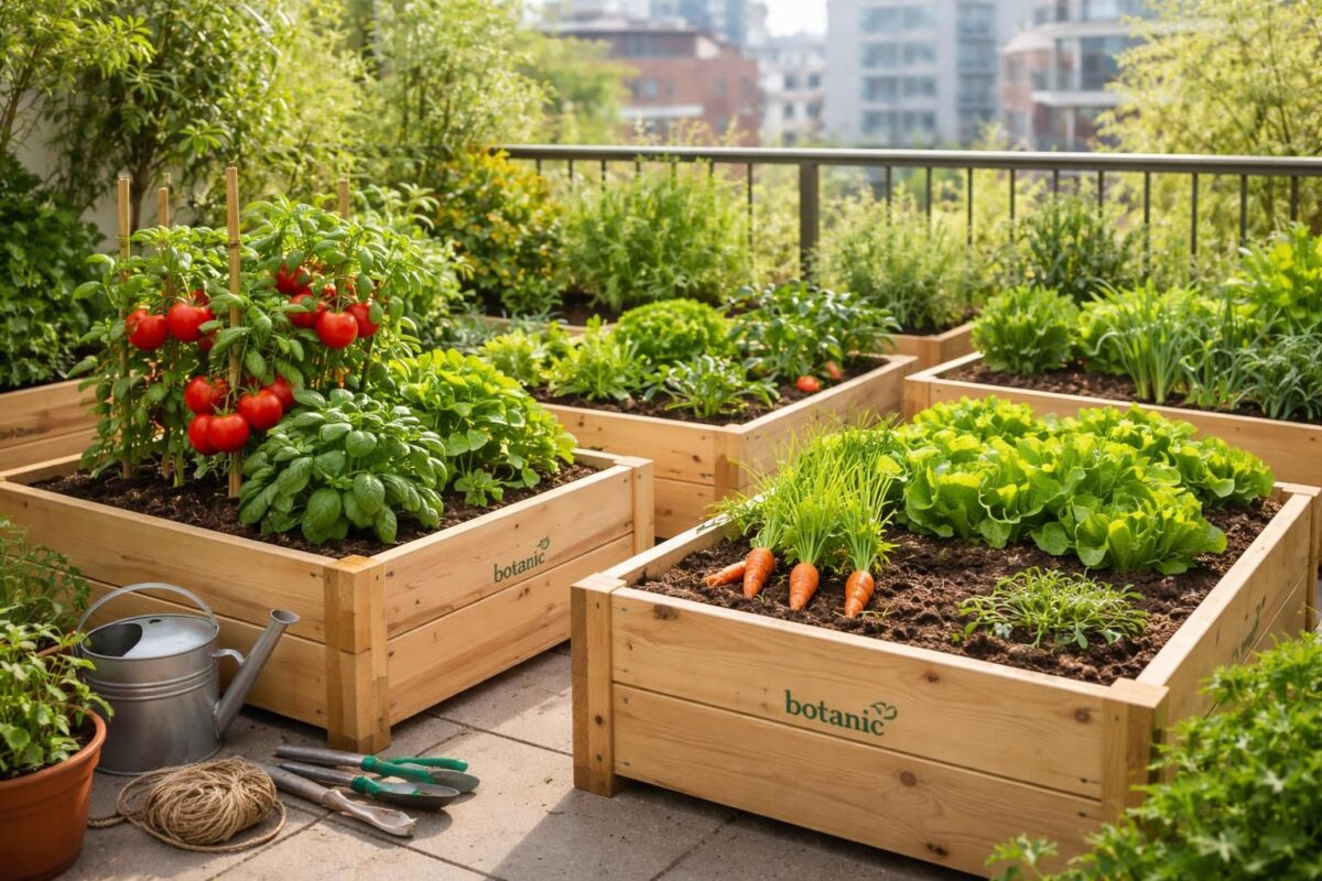 découvrez comment aménager un jardin potager urbain avec les carrés botanic et des semences bio pour des récoltes savoureuses, faciles et écologiques.
