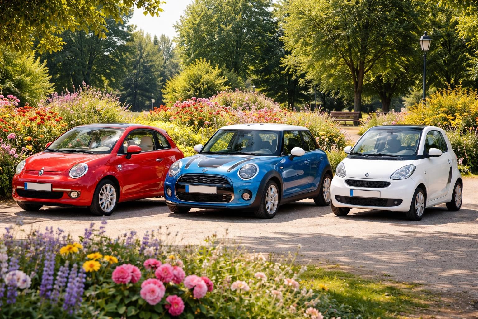 profitez d'un délicieux goûter au jardin après une balade inoubliable en fiat 500 cabriolet, mini cooper et smart fortwo. détente et plaisir garantis en plein air.