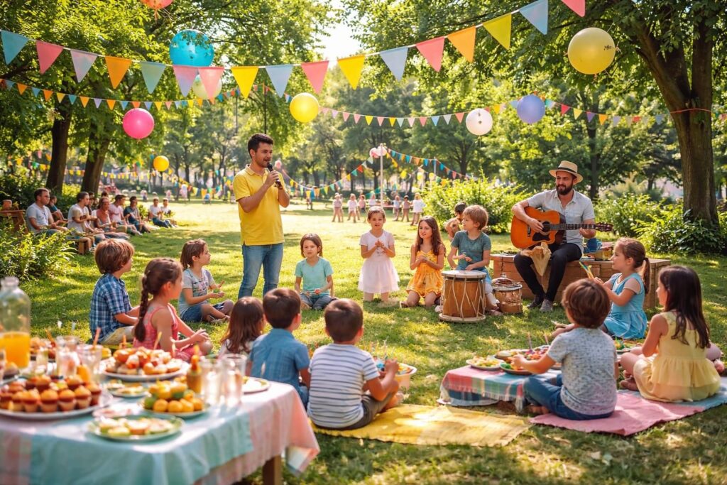 Organiser un goûter au jardin avec des animations musicales pour vos enfants chez Jardin d&rsquo;Acclimatation