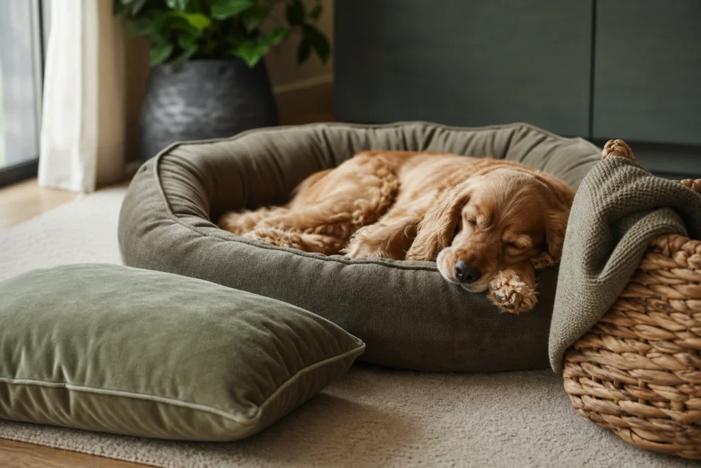 Coussin, lit ou panier : quel couchage choisir pour le confort du chien ?