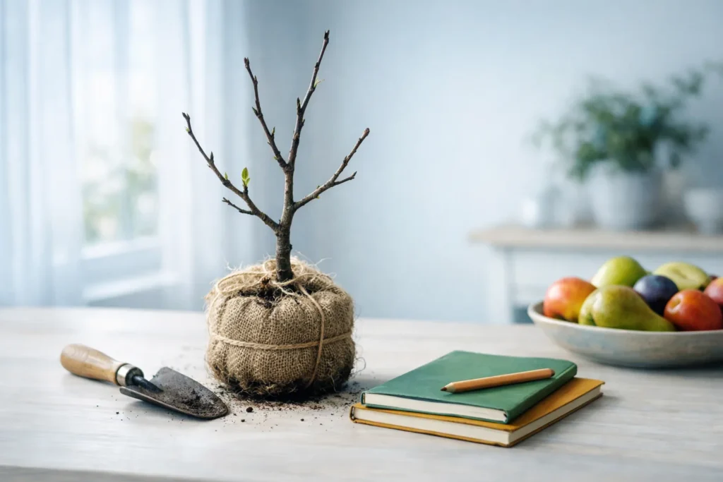 Un fruitier planté à l&rsquo;automne prend un an d&rsquo;avance